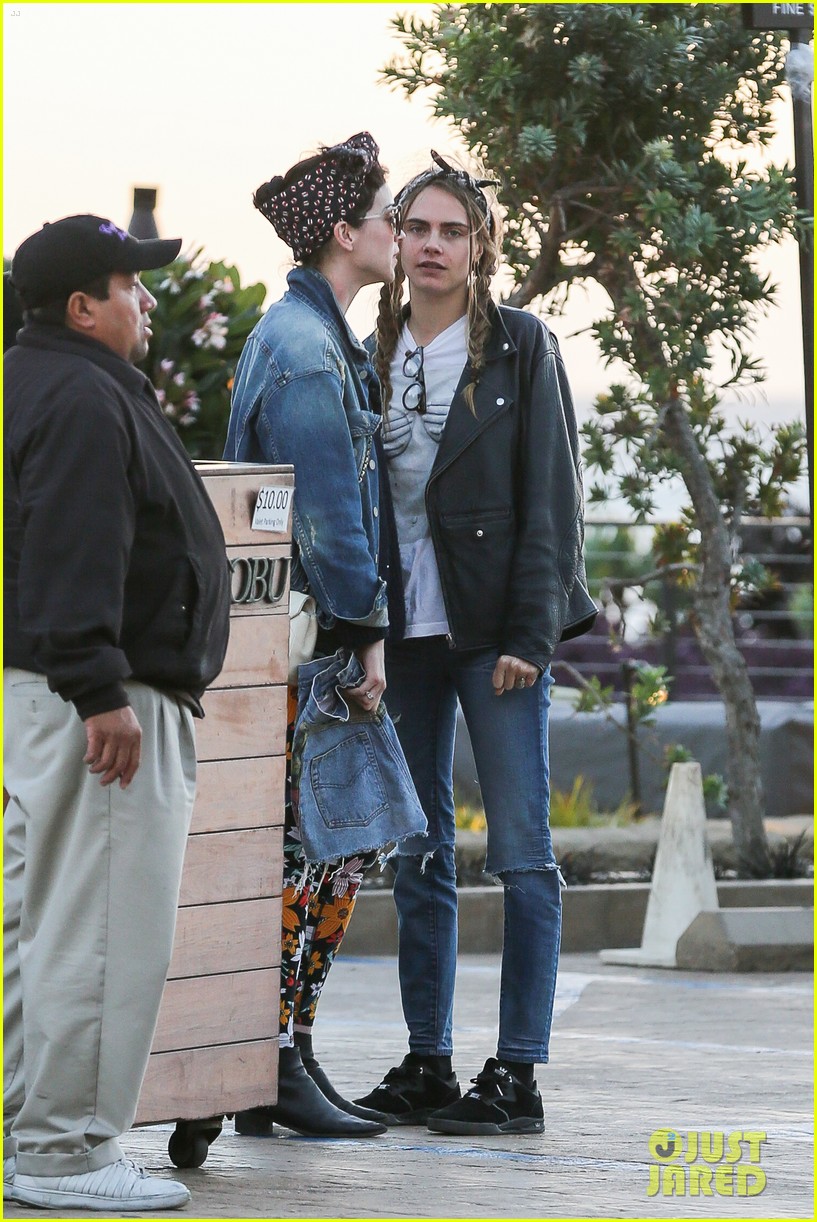 Cara Delevingne & Girlfriend St. Vincent Grab Dinner at Nobu