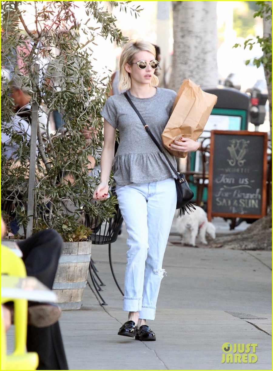 Emma Roberts Indulges in Some Retail Therapy After Wrapping 'Scream Queens'