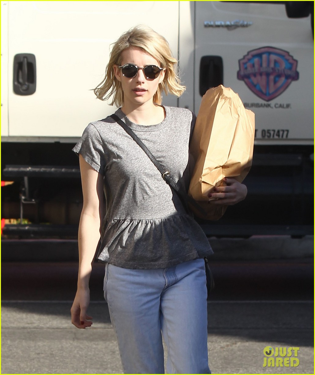Emma Roberts Indulges in Some Retail Therapy After Wrapping 'Scream Queens'