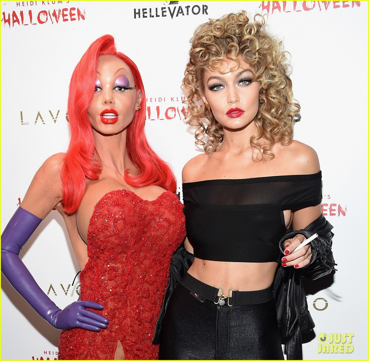Gigi Hadid is the Perfect Sandra Dee at Heidi Klum's Halloween Party!
