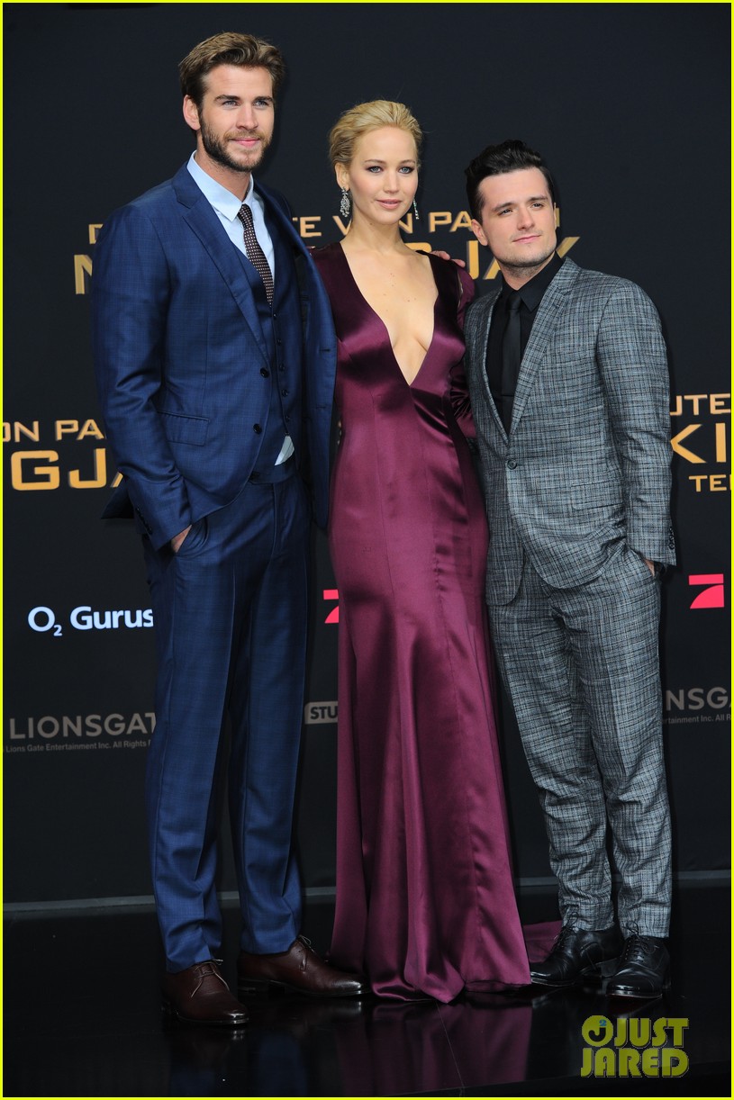 Jennifer Lawrence, Liam Hemsworth, & Josh Hutcherson Are Picture Perfect at 'Hunger Games' Berlin Premiere!