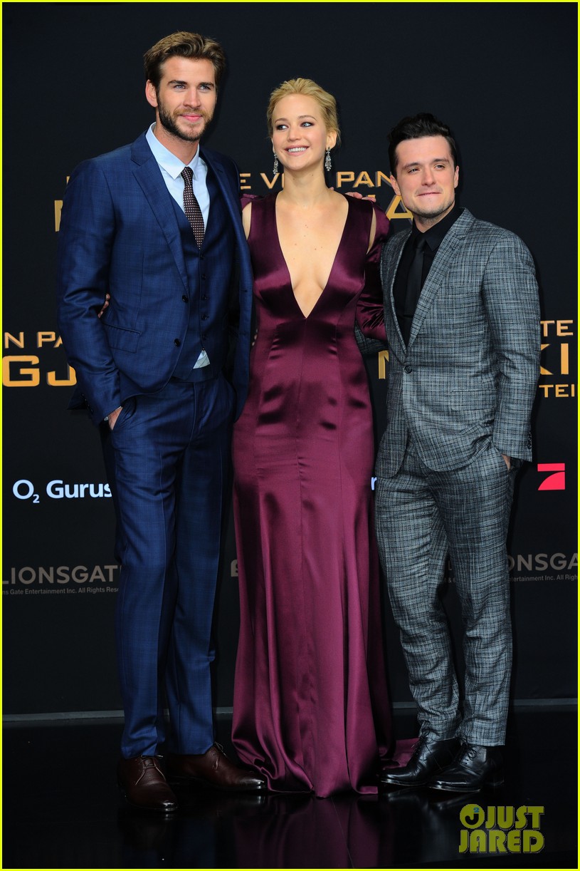 Jennifer Lawrence, Liam Hemsworth, & Josh Hutcherson Are Picture Perfect at 'Hunger Games' Berlin Premiere!