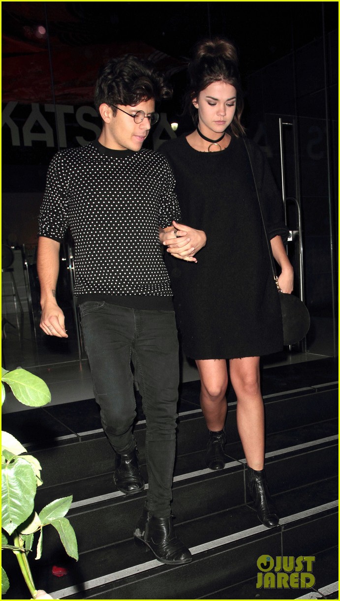 Maia Mitchell Holds Hands With Boyfriend Rudy Mancuso for Hollywood Date Night!