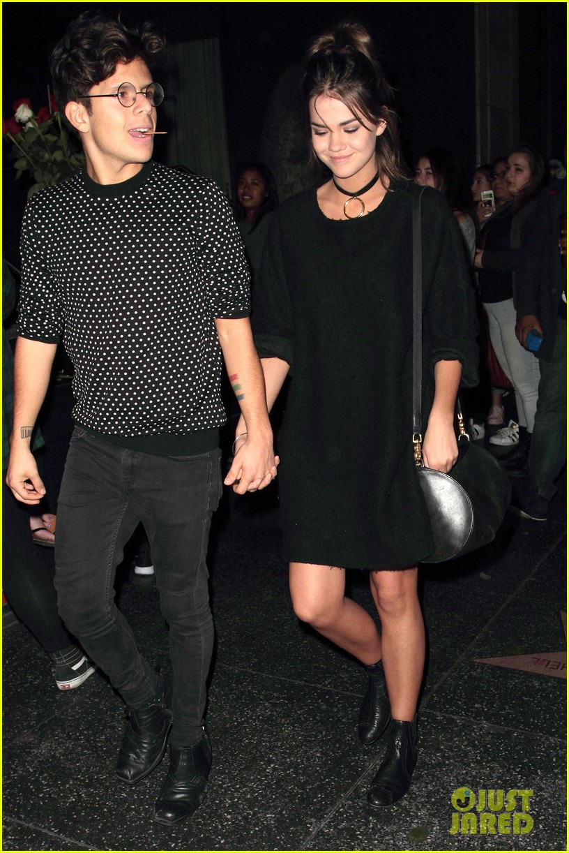 Maia Mitchell Holds Hands With Boyfriend Rudy Mancuso for Hollywood Date Night!