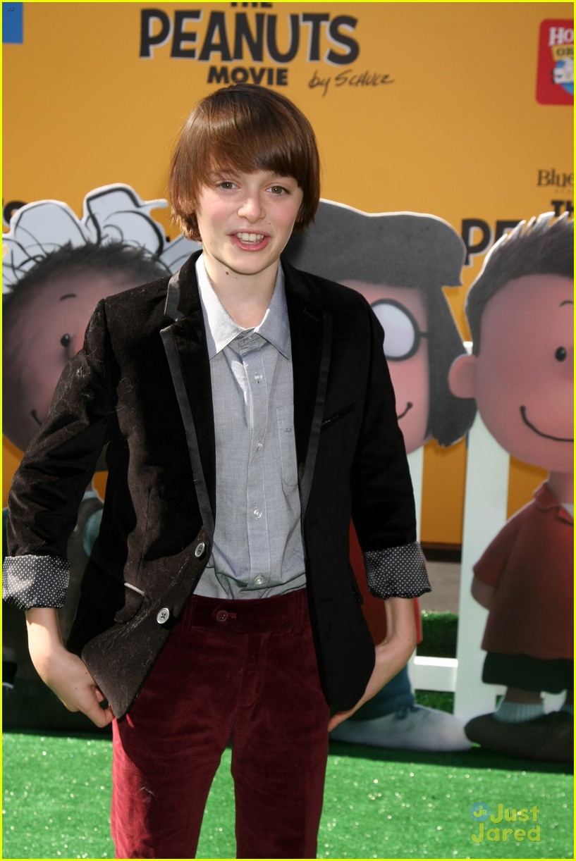 Francesca Capaldi & Noah Schnapp Premiere 'The Peanuts Movie' in Los Angeles