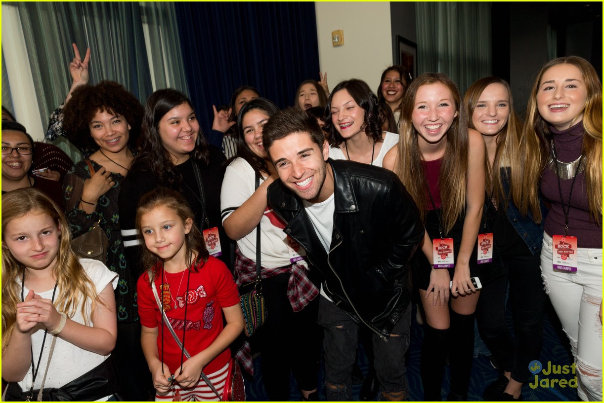 Becky G Adopts Jake Miller Into The Family at Rock The Red Kettle Concert
