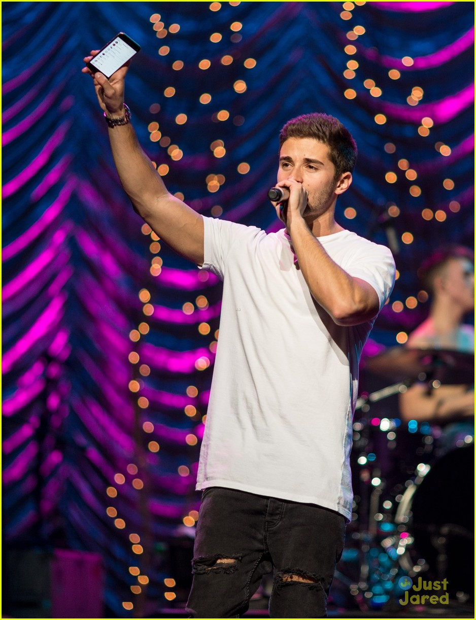 Becky G Adopts Jake Miller Into The Family at Rock The Red Kettle Concert