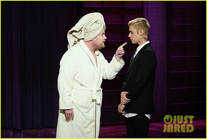 Justin Bieber Takes Over the Monologue for James Corden