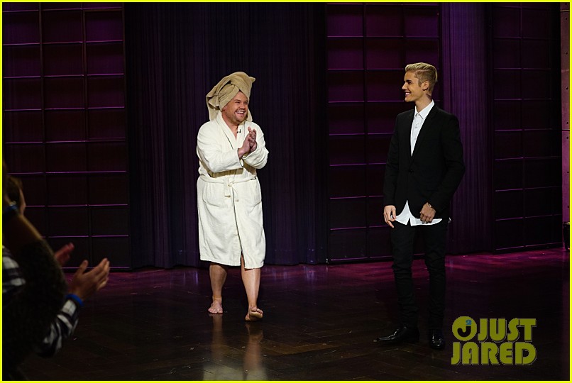 Justin Bieber Takes Over the Monologue for James Corden
