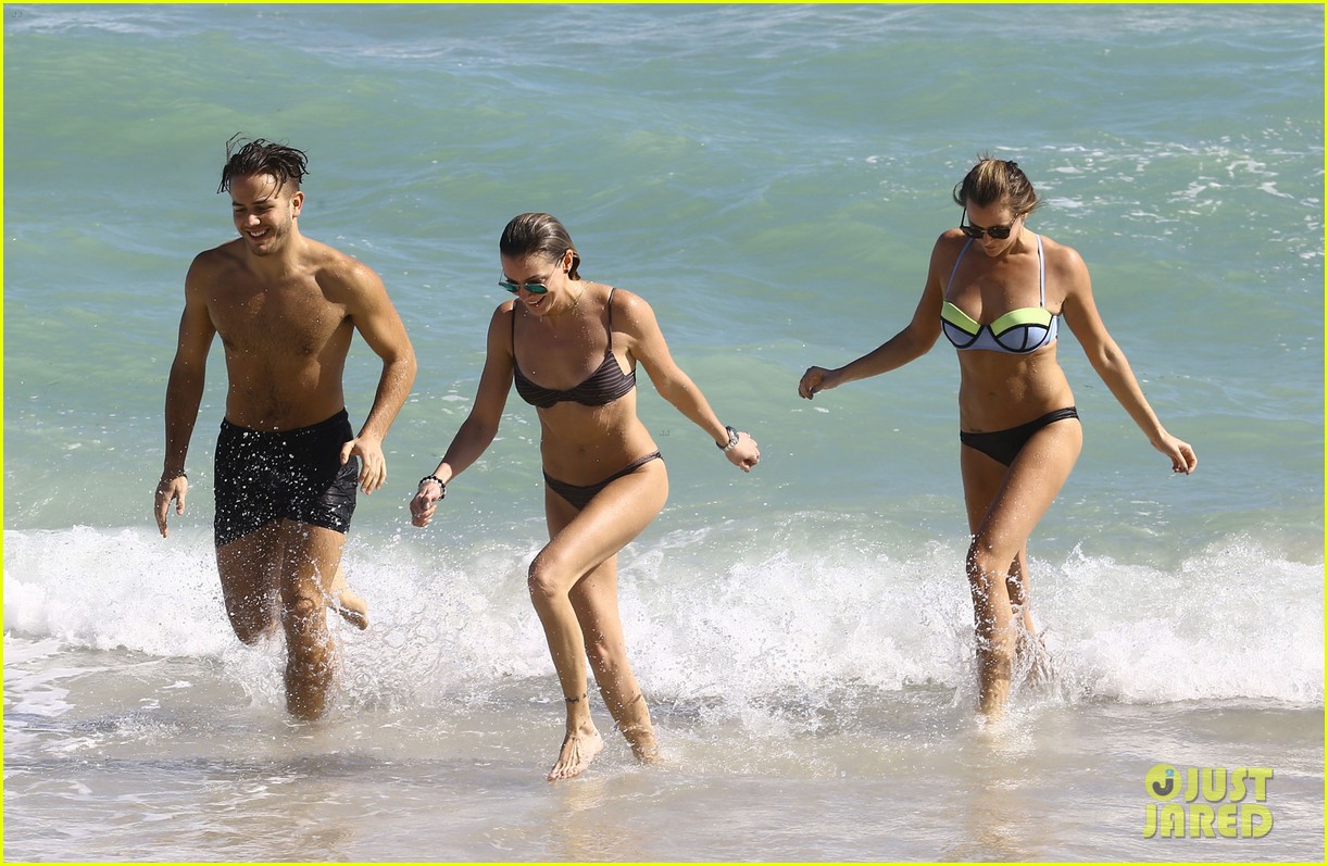 Arrow's Katie Cassidy Has a Beach Day in Her Bikini!