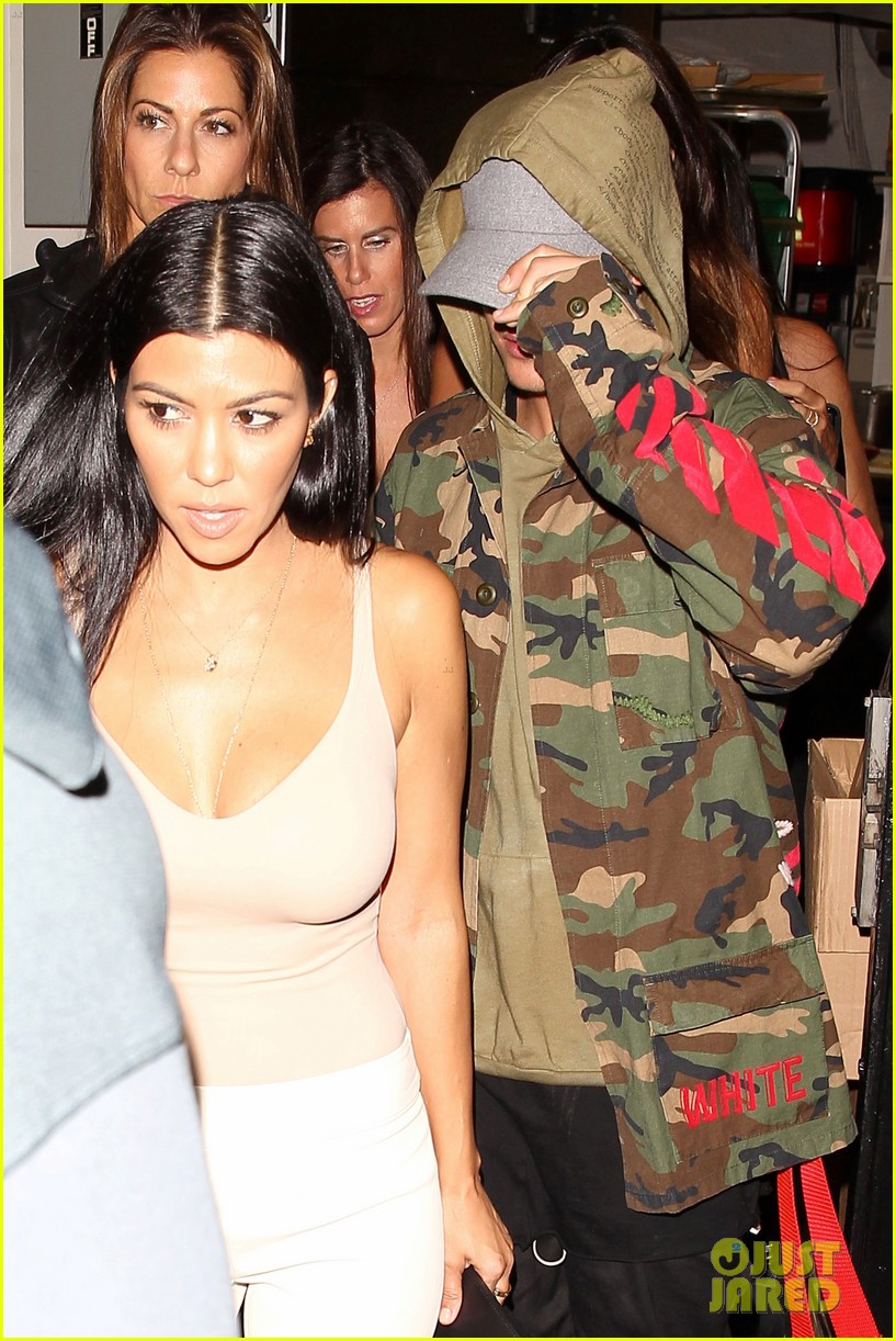 Justin Bieber & Kourtney Kardashian Were 'Inseparable' This Weekend