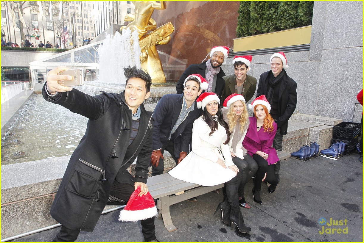 Katherine McNamara & 'Shadowhunters' Cast Enjoy Ice Skating for ABC Family's Winter Wonderland