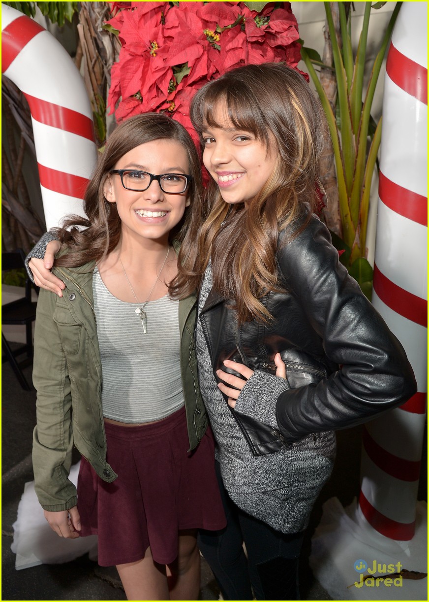 Kira Kosarin & Brec Bassinger Catch Screening Of Nickelodeon's 'Ho-Ho-Holiday' Special