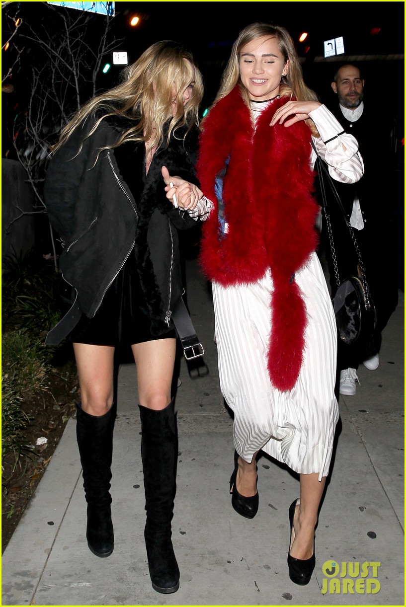 Justin Bieber & Suki Waterhouse Show Support at Help Haiti Home Gala!