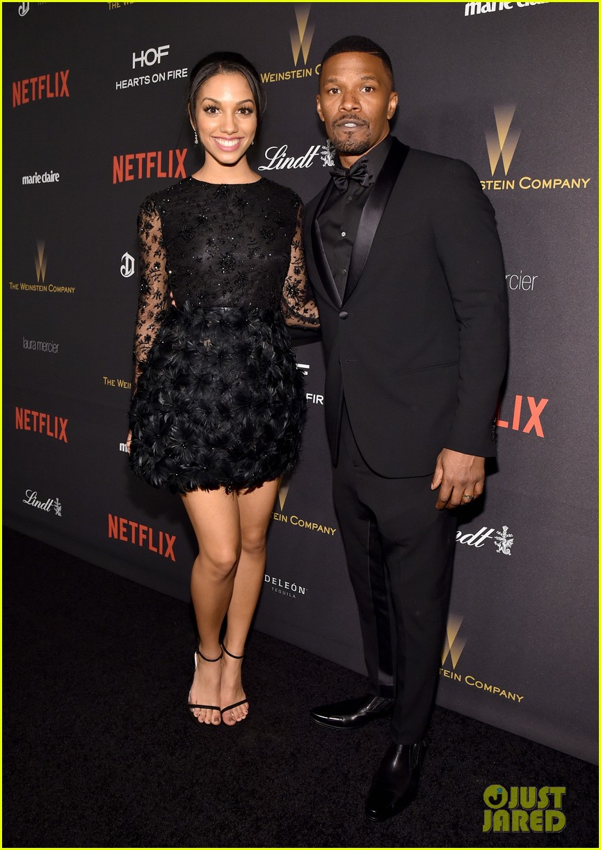 Corinne Foxx Parties With Dad Jamie at Golden Globes After-Party 2016