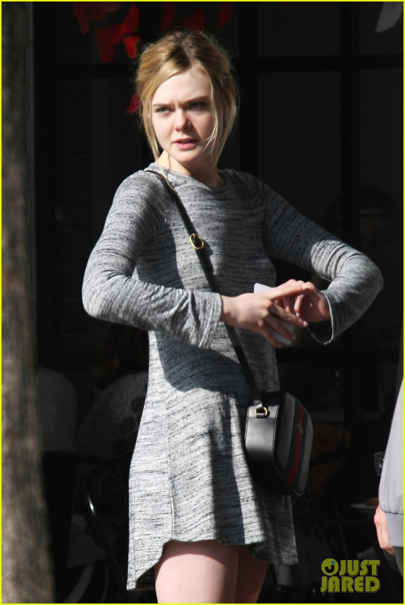 Elle Fanning Shares Laughs With Boyfriend Zalman Band