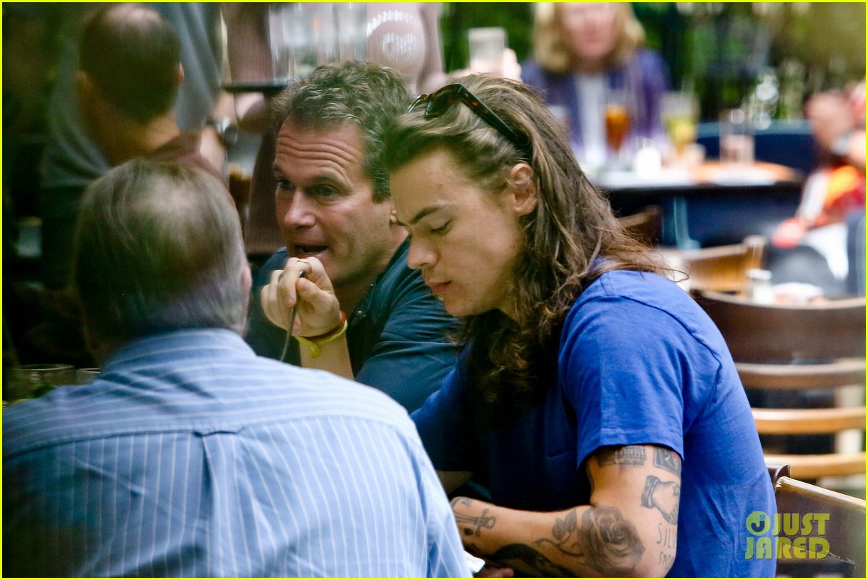 Harry Styles Lunches In Malibu After Birth of Louis Tomlinson's New Baby