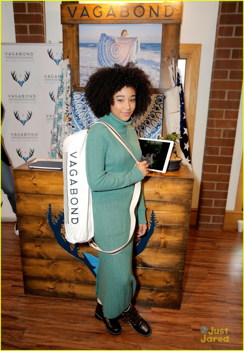 Jacob Latimore & Amandla Stenberg Hit Sundance Style Lounge