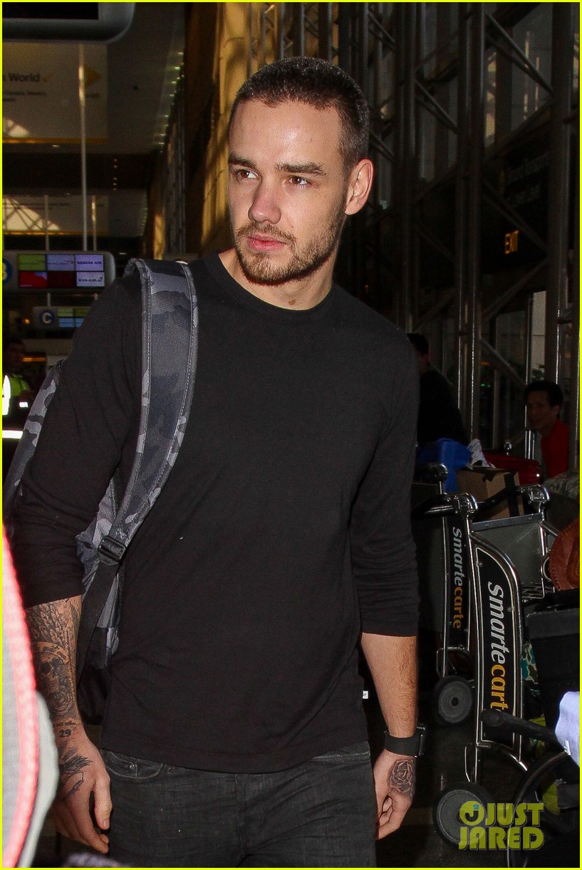 Liam Payne Shaves Hair; Shows Off Buzzcut at LAX