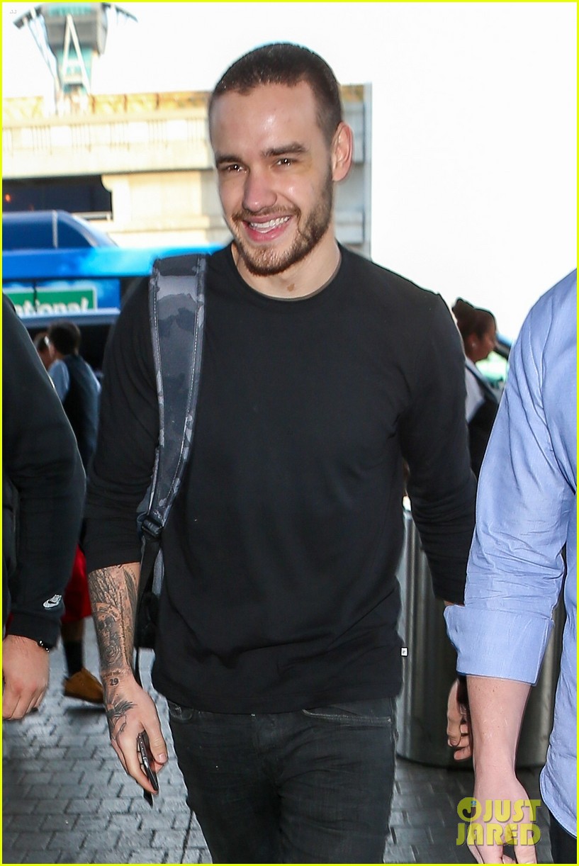 Liam Payne Shaves Hair; Shows Off Buzzcut at LAX