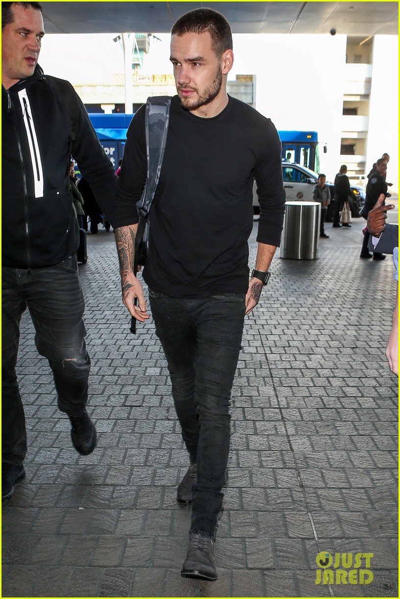 Liam Payne Shaves Hair; Shows Off Buzzcut at LAX