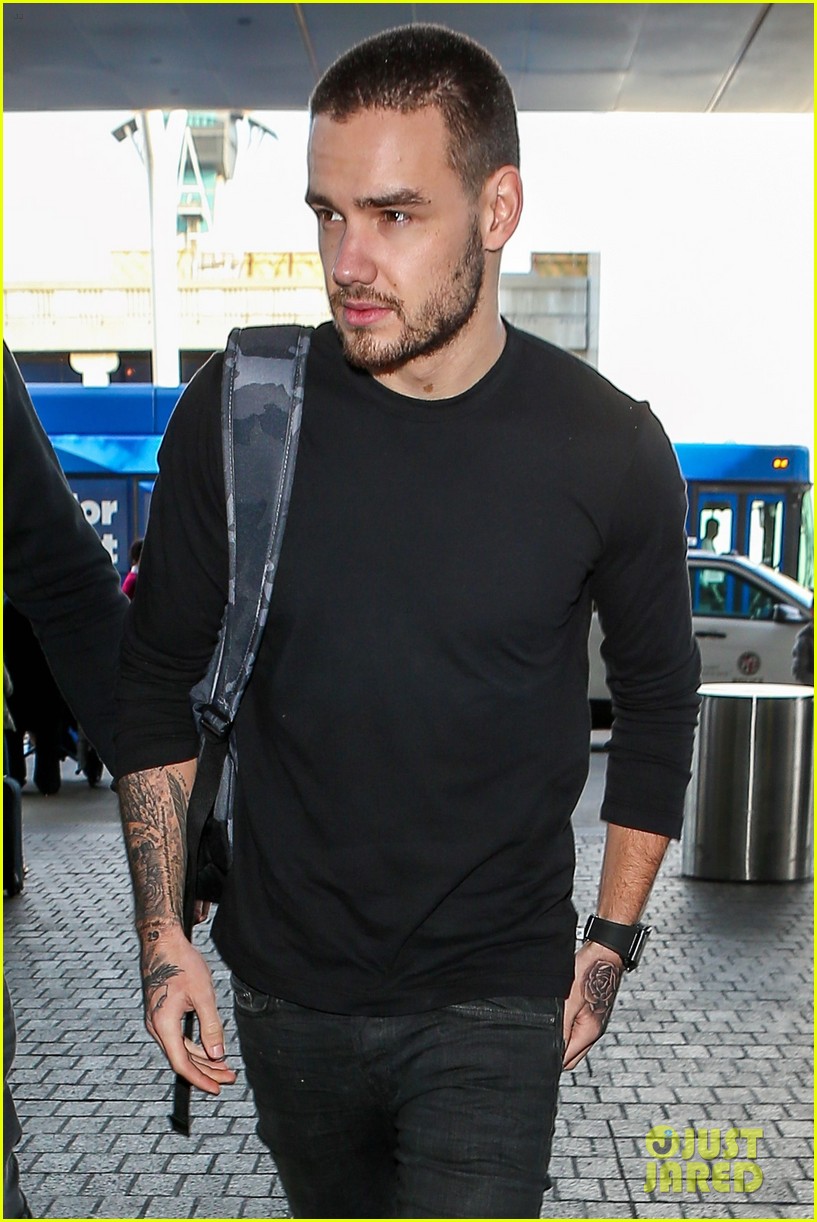 Liam Payne Shaves Hair; Shows Off Buzzcut at LAX