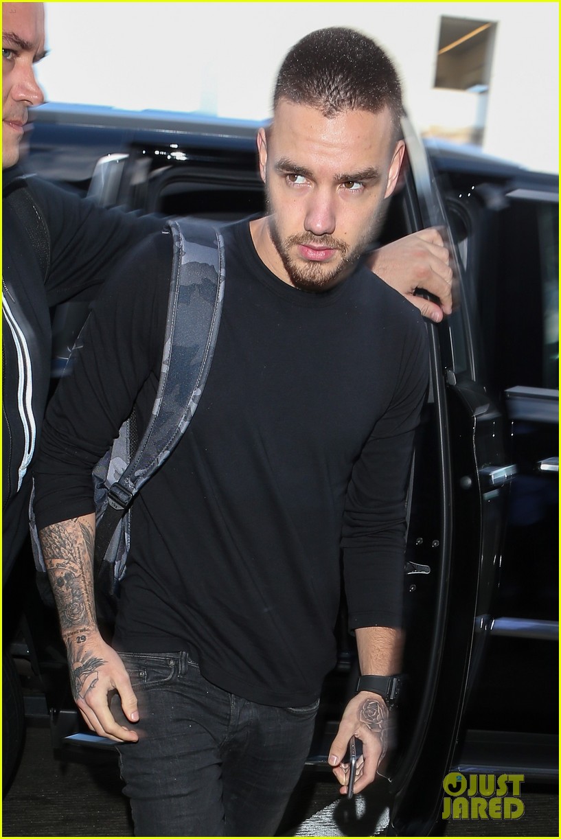 Liam Payne Shaves Hair; Shows Off Buzzcut at LAX
