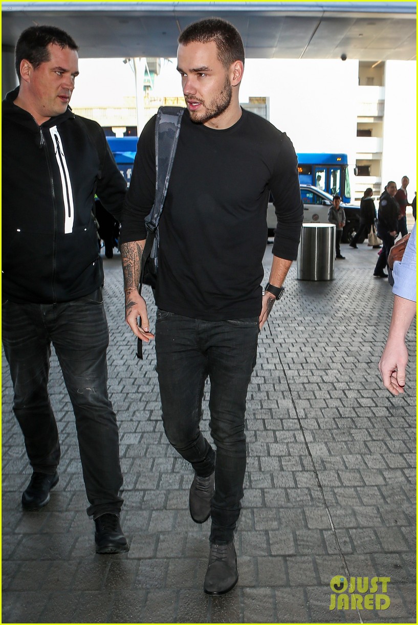 Liam Payne Shaves Hair; Shows Off Buzzcut at LAX
