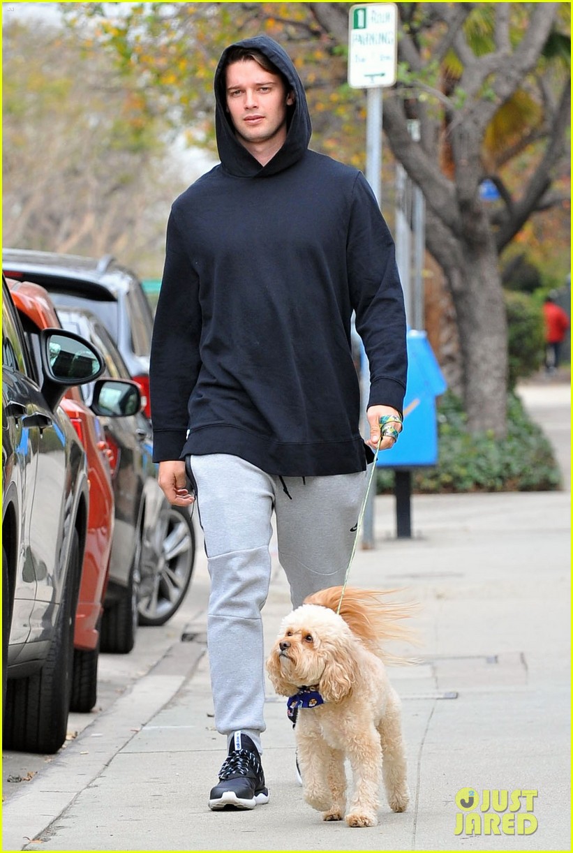 Patrick Schwarzenegger Carries His Cute Dog to Lunch