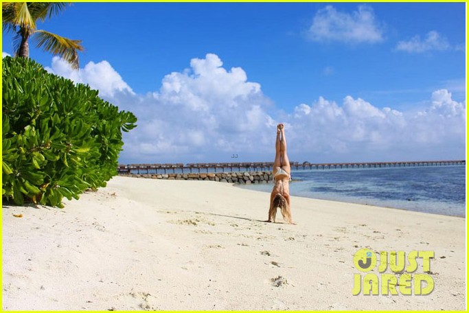 Perrie Edwards Channels 'Baywatch' in Cute White Bikini!