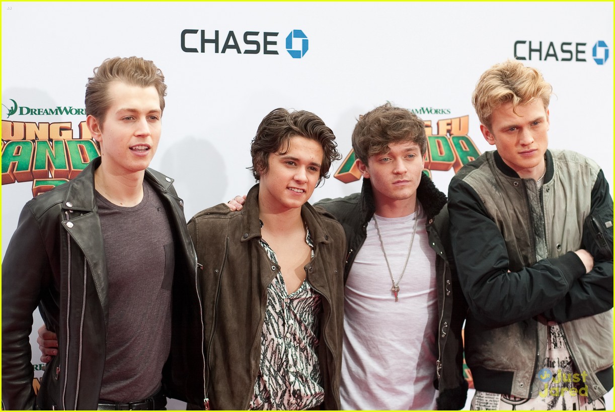 The Vamps Hit Up 'Kung Fu Panda 3' Premiere with Haley Tju
