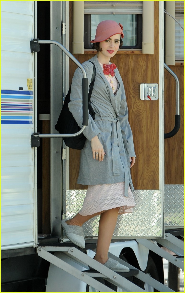 Lily Collins Goes Back to the 1930's For 'The Last Tycoon' with Matt Bomer