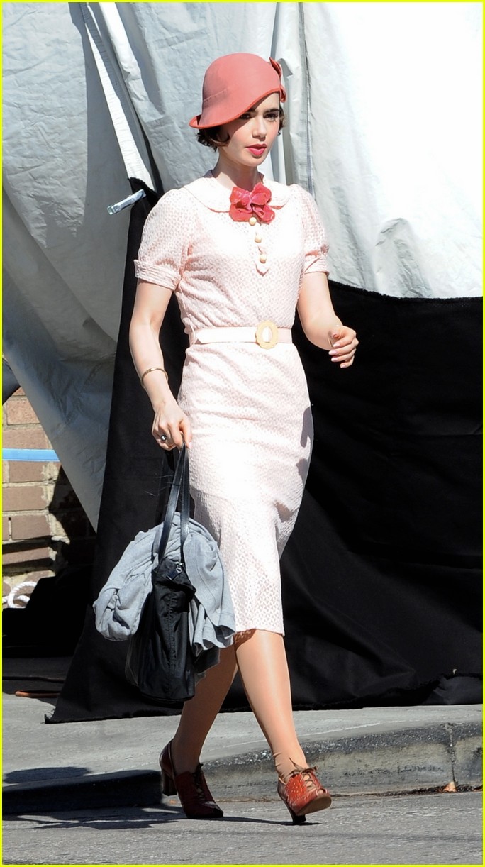 Lily Collins Goes Back to the 1930's For 'The Last Tycoon' with Matt Bomer