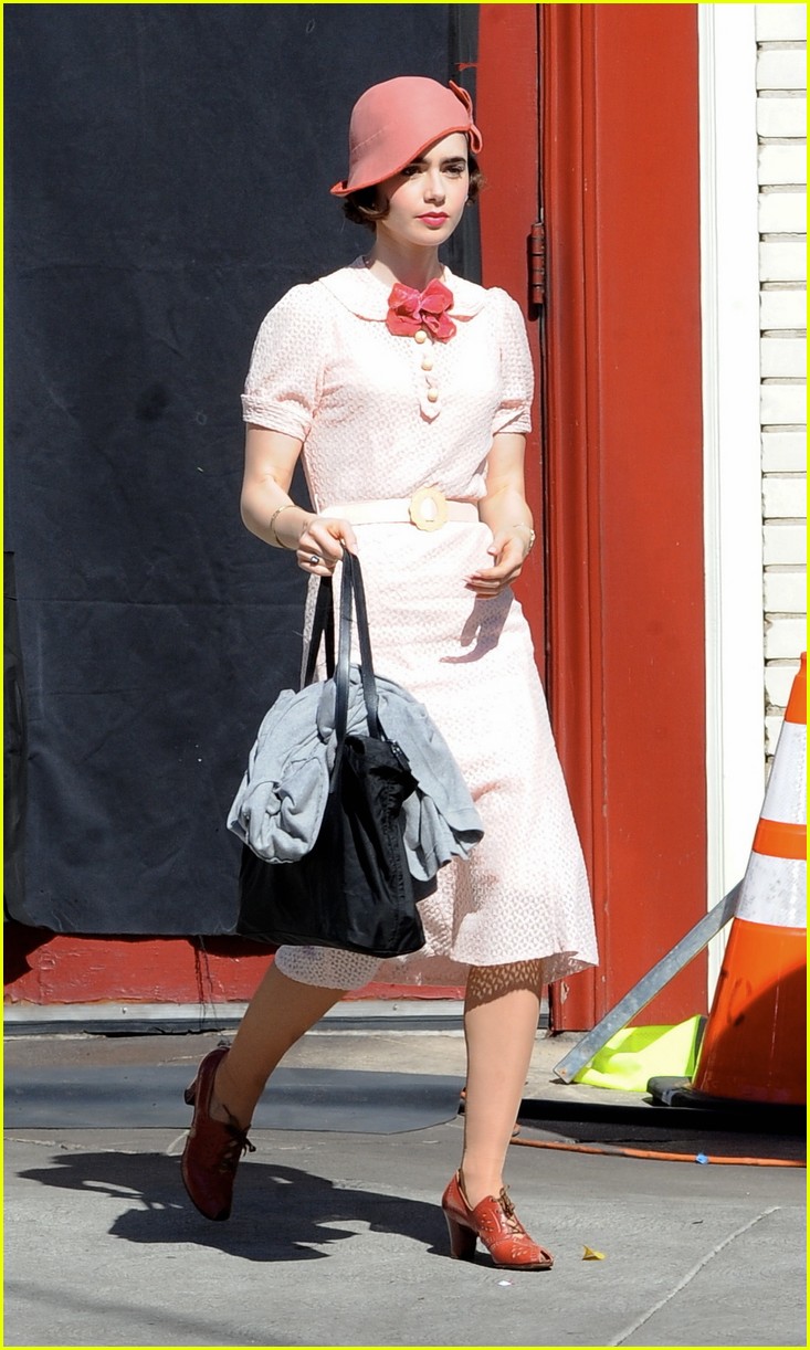 Lily Collins Goes Back to the 1930's For 'The Last Tycoon' with Matt Bomer