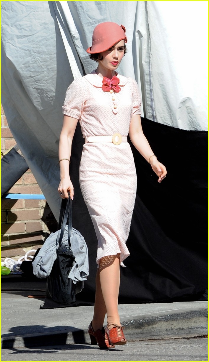 Lily Collins Goes Back to the 1930's For 'The Last Tycoon' with Matt Bomer