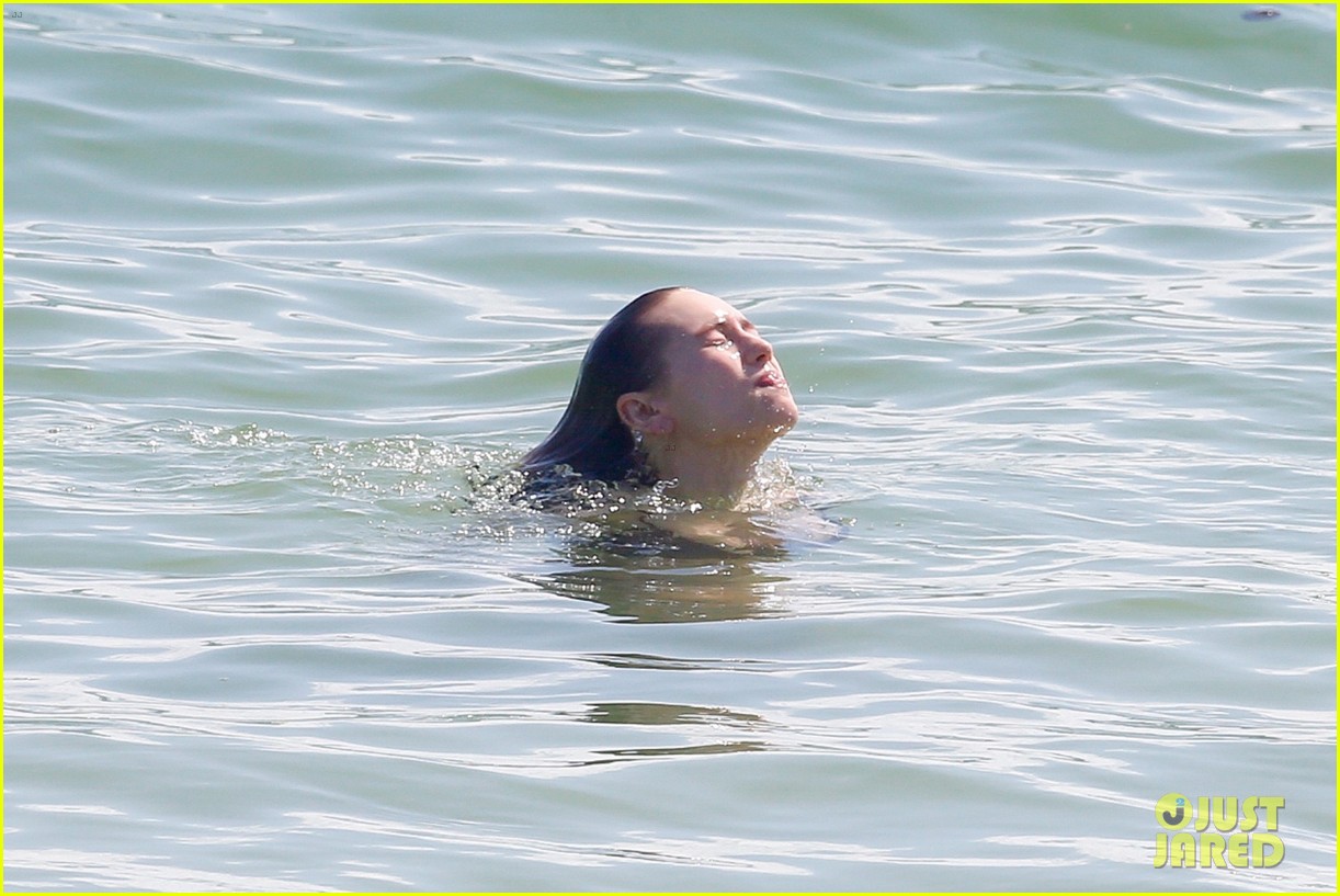 Dylan Penn Splashes Around the Ocean in Rio de Janeiro