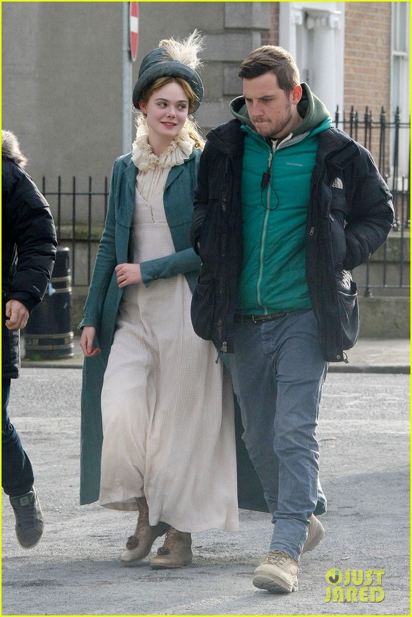 Elle Fanning & Douglas Booth Film Playful Scenes For 'A Storm In The Stars'