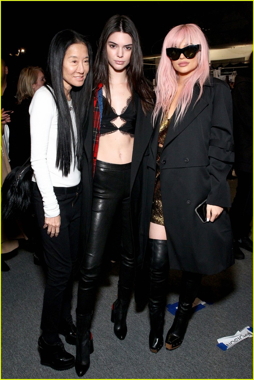 Kylie Jenner Supports Sis Kendall Jenner at Vera Wang NYFW 2016 Show
