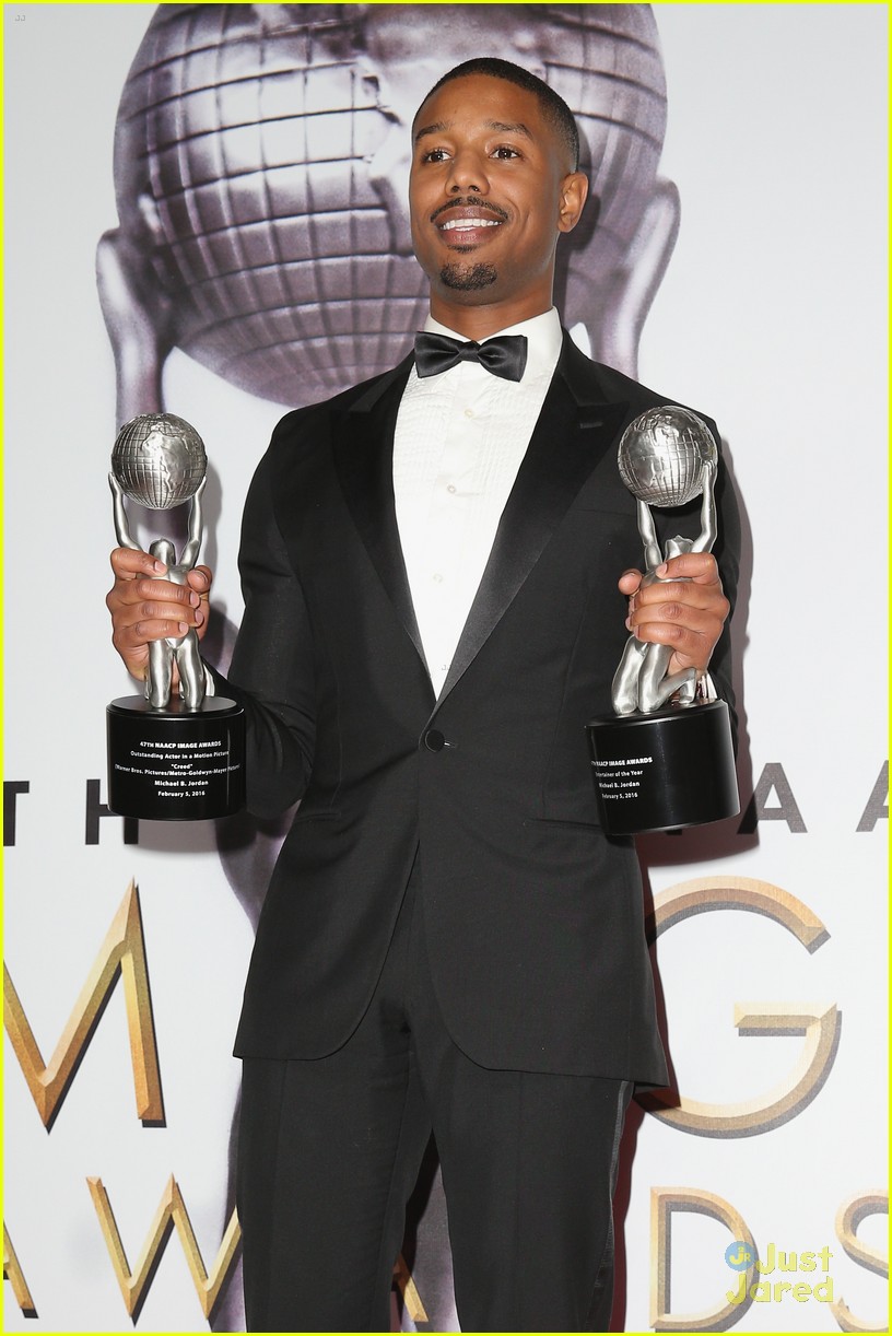 Michael B. Jordan Wins Entertainer of the Year at NAACP Image Awards; Writes More Thanks on Instagram