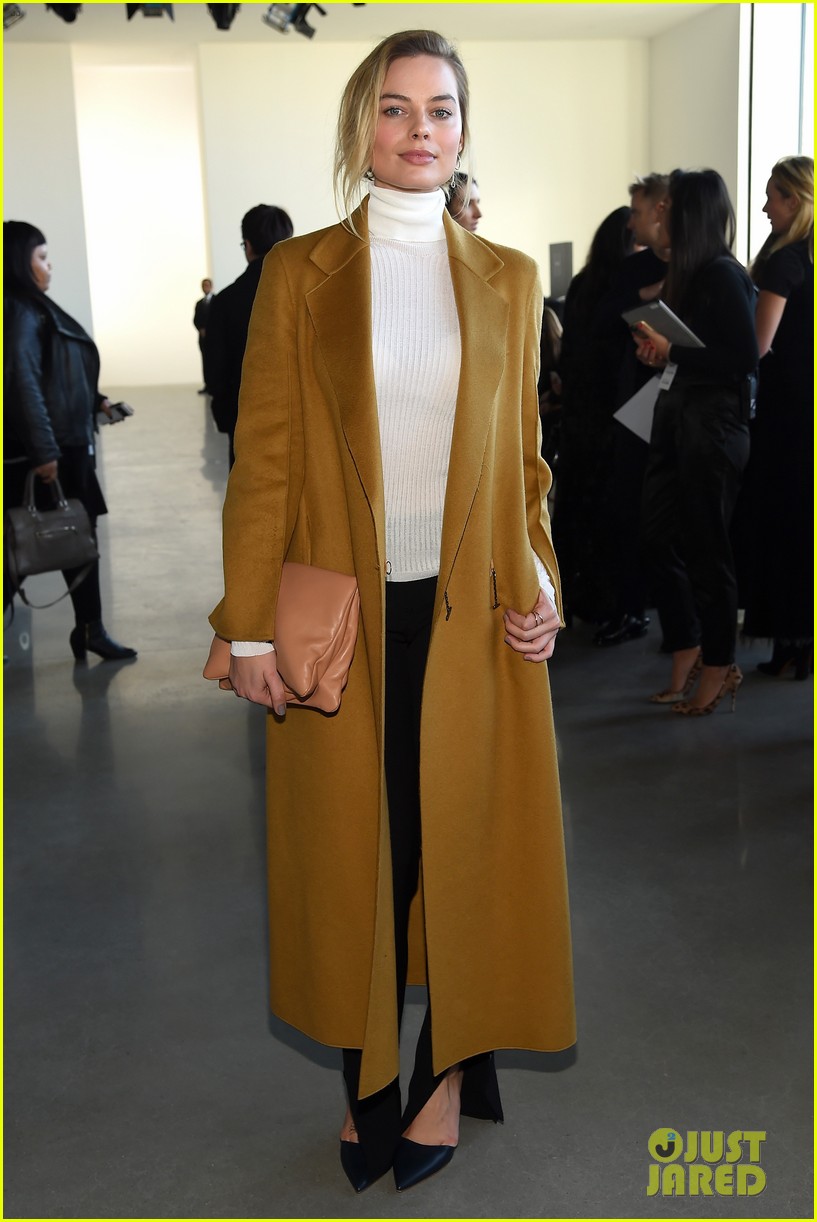Kendall Jenner Bares Midriff While Attending Calvin Klein Show