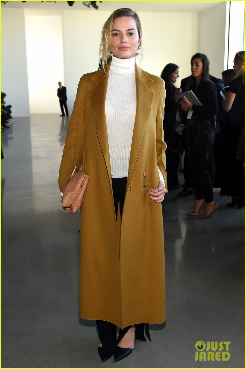 Kendall Jenner Bares Midriff While Attending Calvin Klein Show