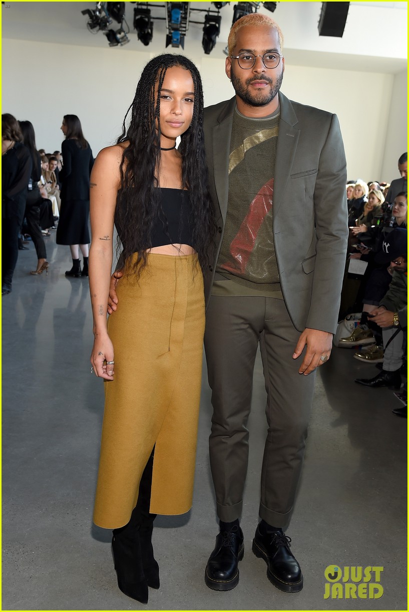 Kendall Jenner Bares Midriff While Attending Calvin Klein Show