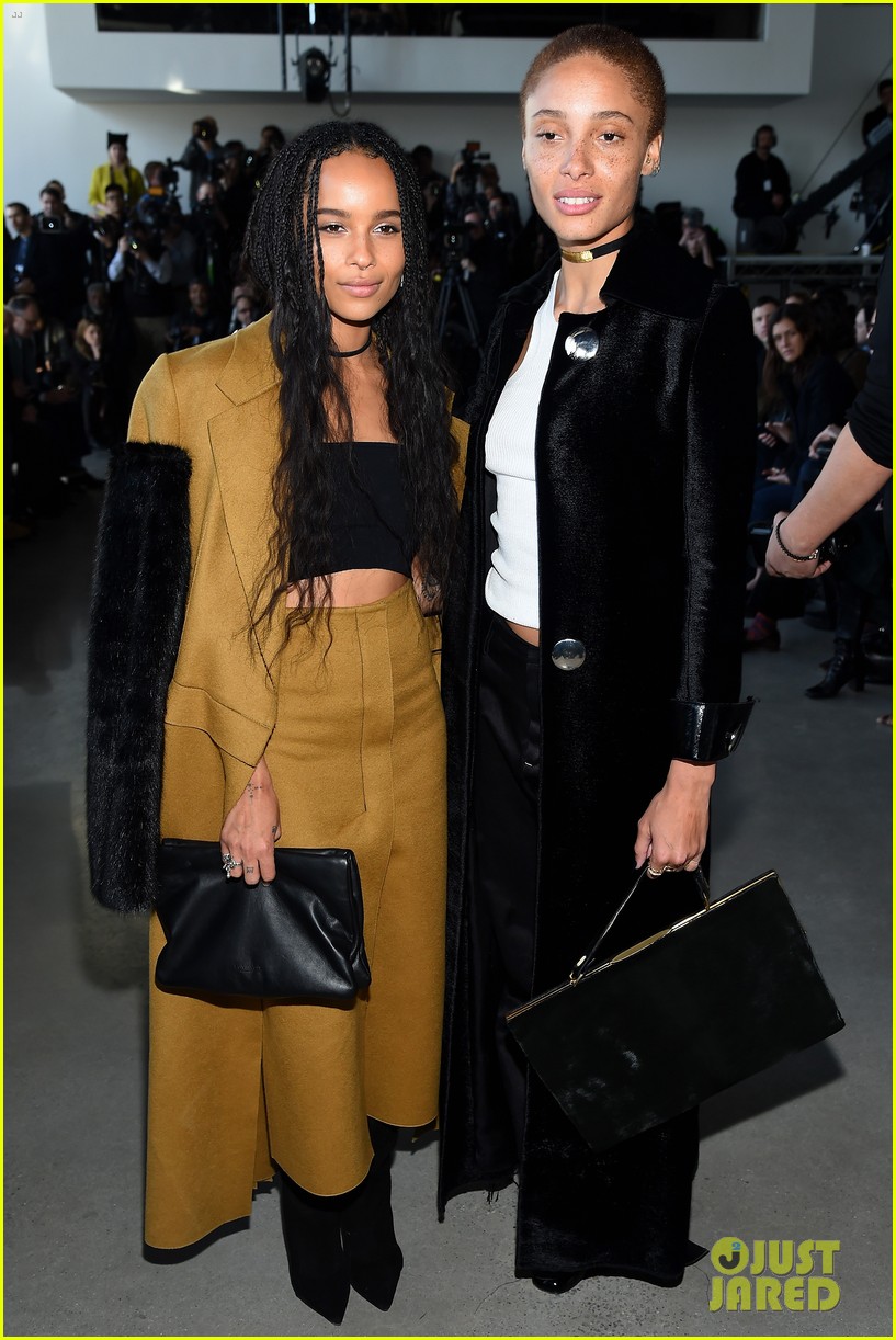 Kendall Jenner Bares Midriff While Attending Calvin Klein Show