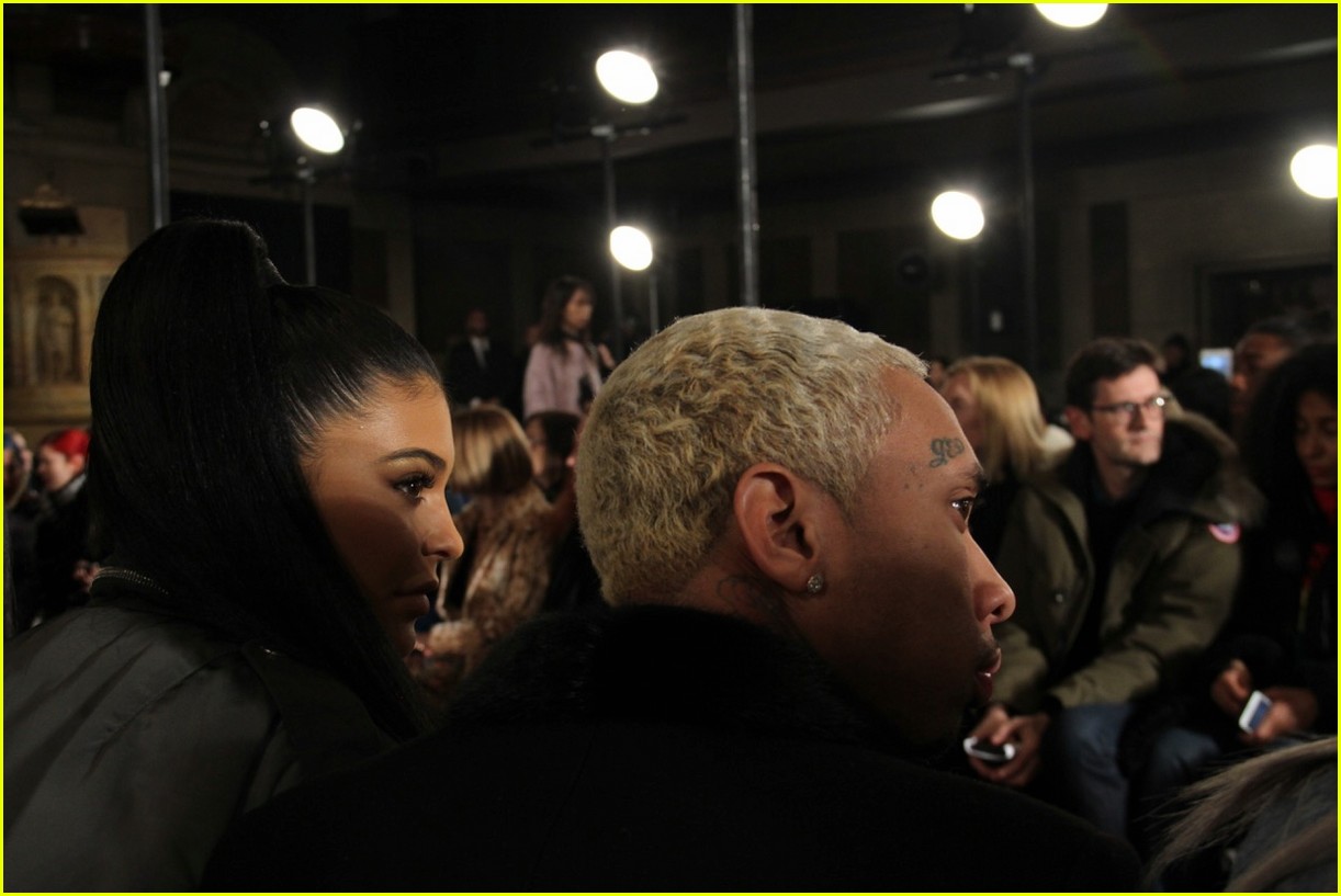 Kylie Jenner Sits Front Row With Tyga at Alexander Wang NYFW 2016 Show