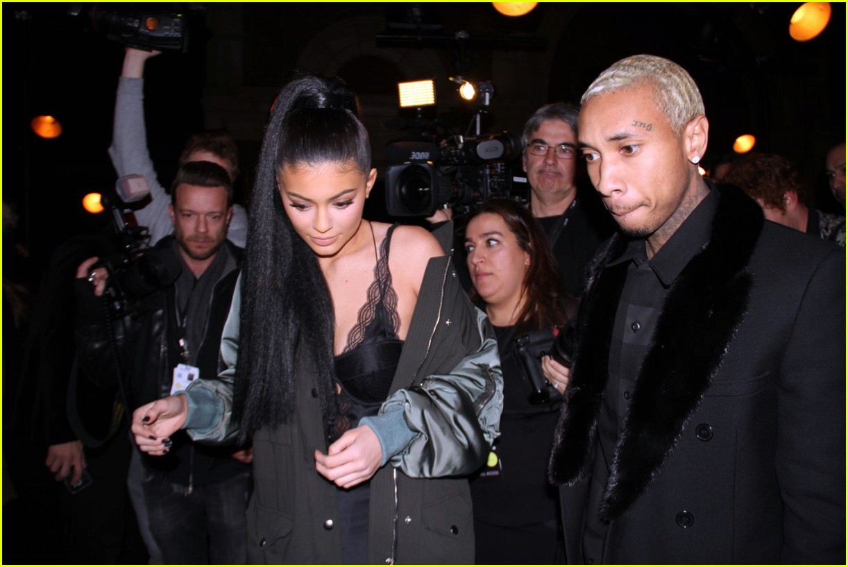 Kylie Jenner Sits Front Row With Tyga at Alexander Wang NYFW 2016 Show