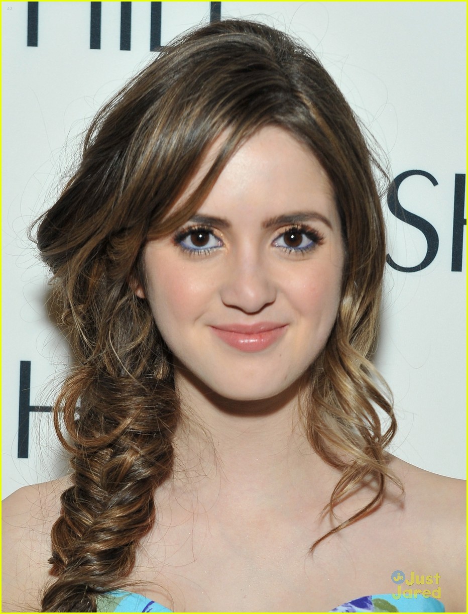 Laura Marano Watches Sadie Robertson Walk The Runway at Sherri Hill's NYFW Show