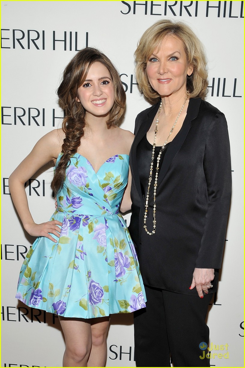 Laura Marano Watches Sadie Robertson Walk The Runway at Sherri Hill's NYFW Show