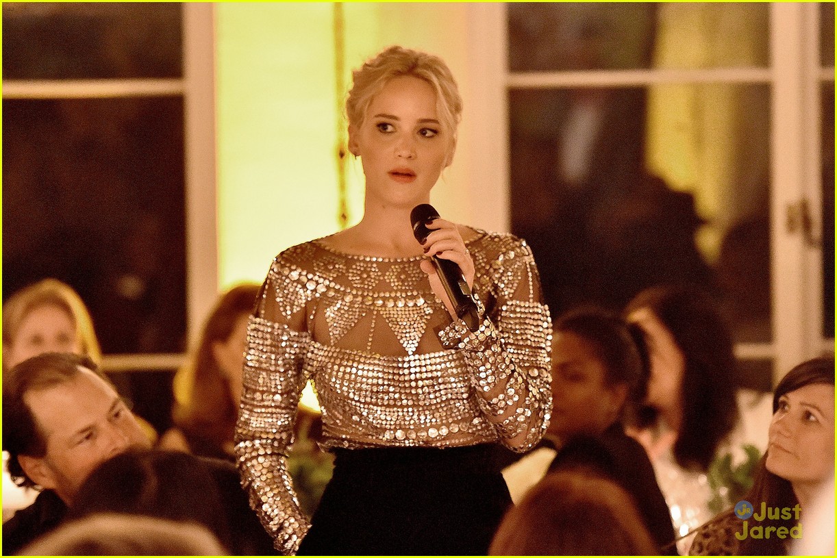 Jennifer Lawrence Speaks Out at Dinner for Equality with Hayley Kiyoko