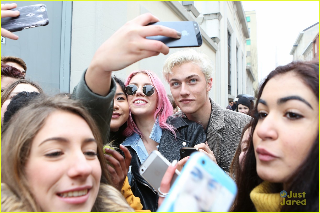 Lucky Blue Smith & Sister Pyper America Hit Milan Fashion Week Together
