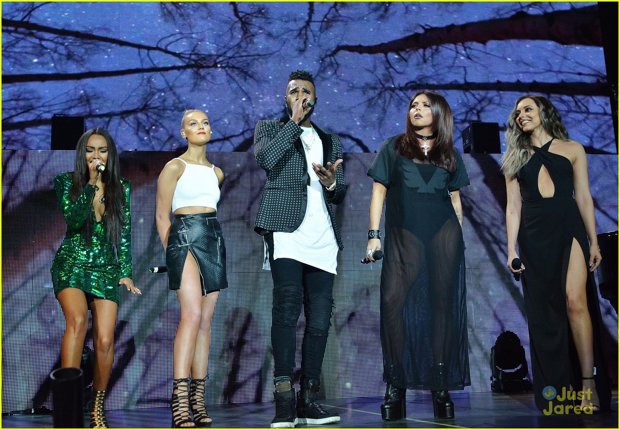 Jason Derulo Performs 'Secret Love Song' With Little Mix at O2 Concert - Watch Now!